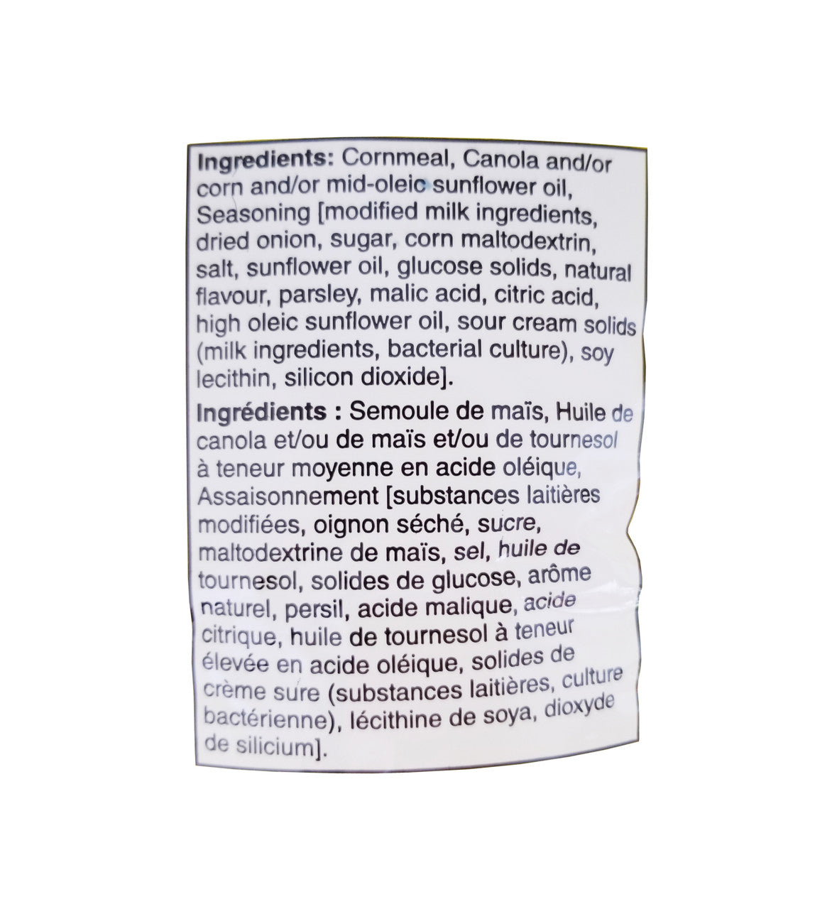 No Name Sour Cream & Onion Rings Chips 200g/7.1 oz. {Imported from Canada}